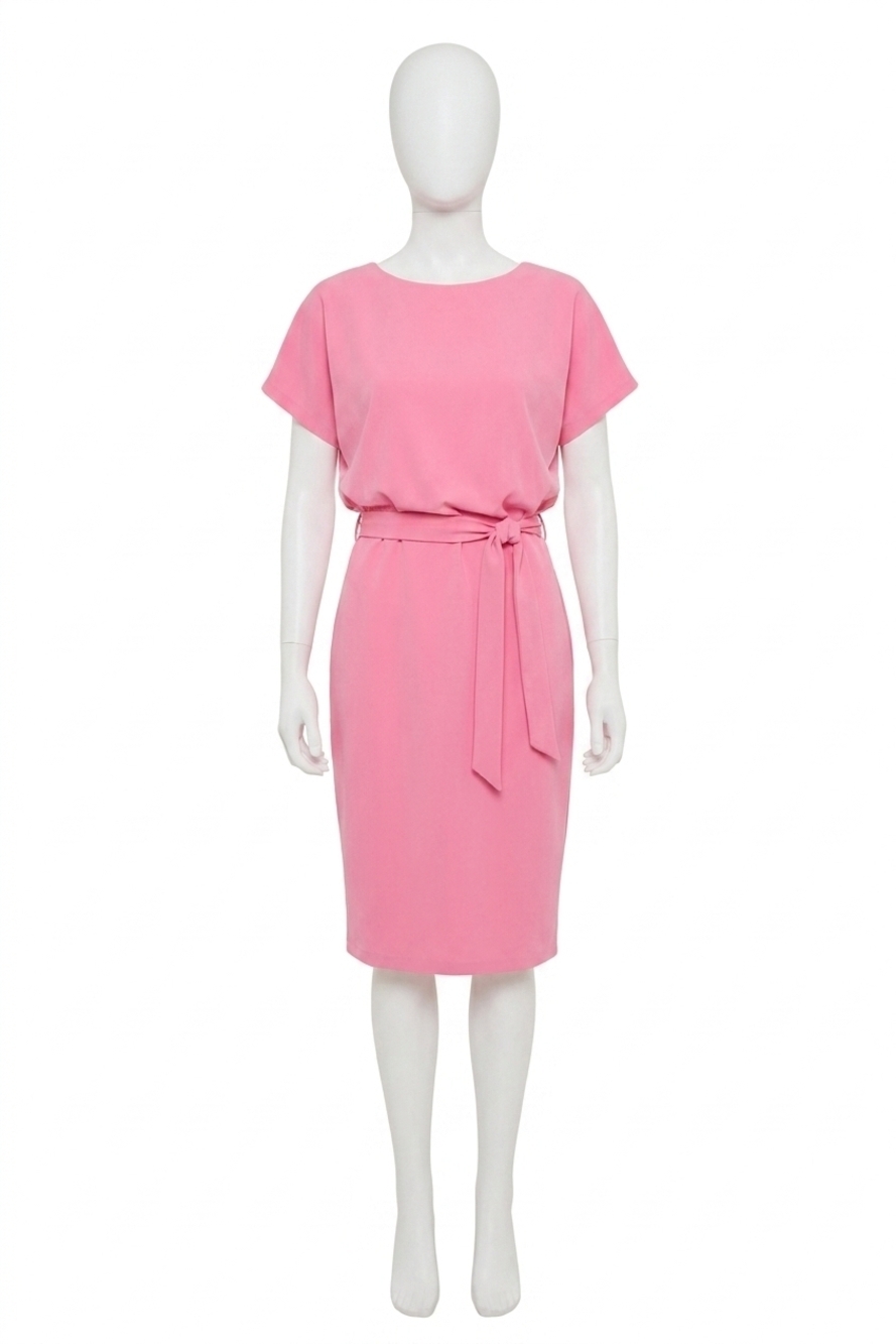 NEW ESQUALO sasa short sleeve batwing dress in rose